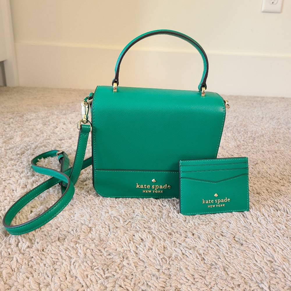 Kate Spade Staci Square Crossbody and Card Wallet